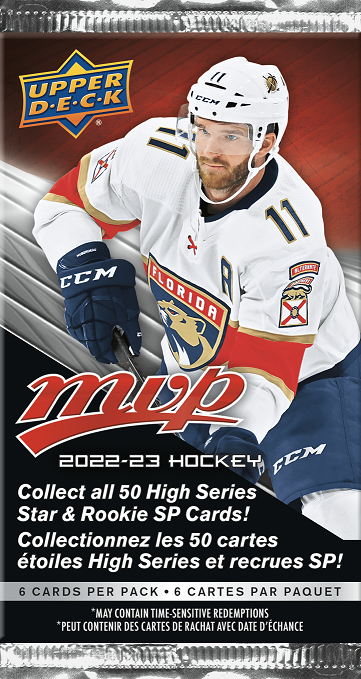 2022-23 UD MVP Hockey Gravity Retail Balíček